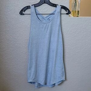 Athleta Relaxed Tank Top Blue Size XS Workout Racerback